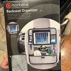 Gray Backseat Organizer